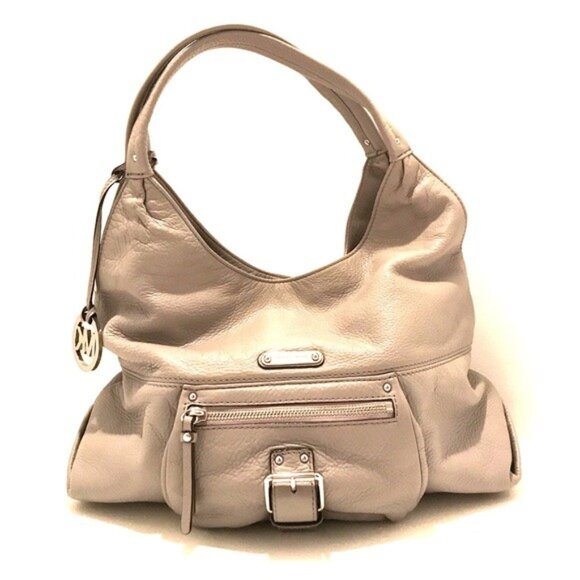 Michael Kors All Leather Tan Shoulder Bag Purse - Picture 1 of 13
